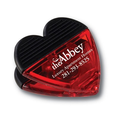 Heart Shaped Clip with Magnet