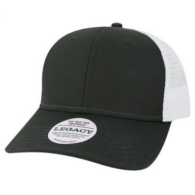 Legacy Mid-Pro Snapback Trucker Cap (Embroidered)
